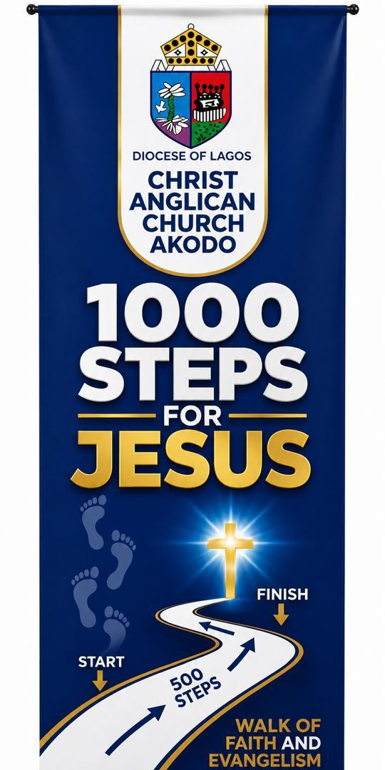 1000 Steps for Jesus design